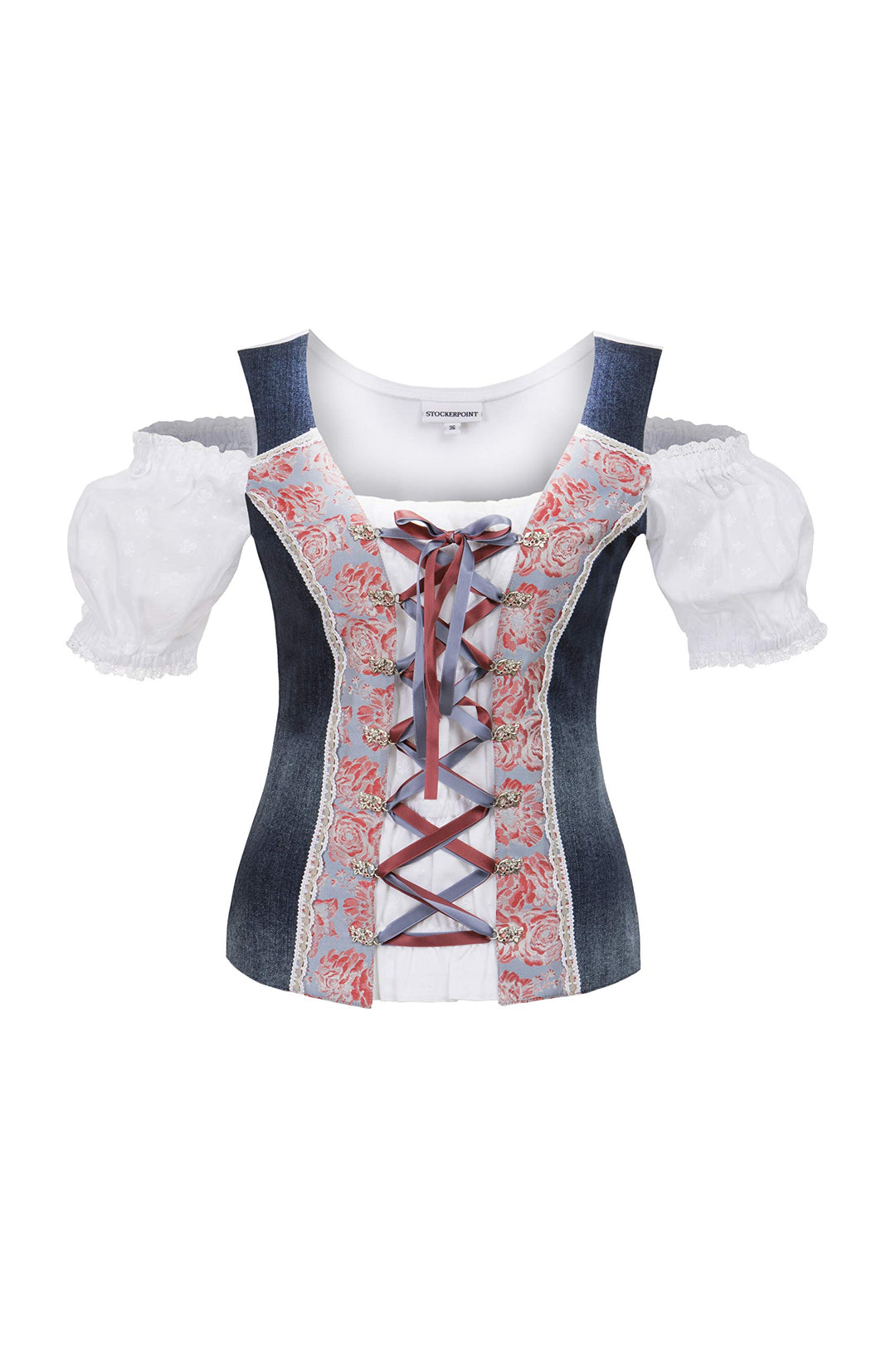 Stockerpoint Damen Liberty Trägershirt/Cami Shirt 32 Sky Blue, 32 Sky Blue