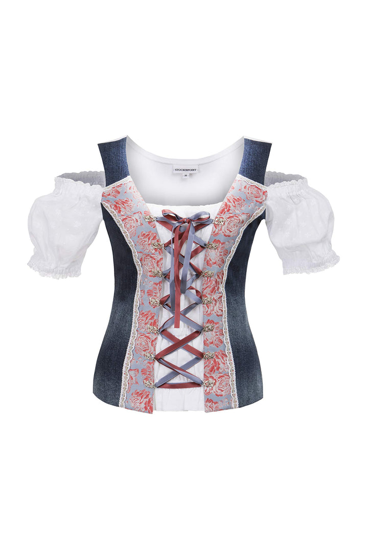 Stockerpoint Damen Liberty Trägershirt/Cami Shirt 32 Sky Blue, 32 Sky Blue