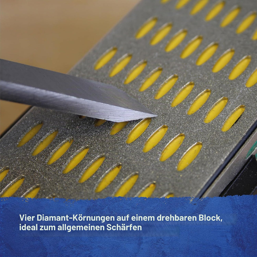 Faithfull DWQUAD Diamond Schleifstein, 4-seitig, FAIDWQUAD-TB, Multi 1 Originalverpackung