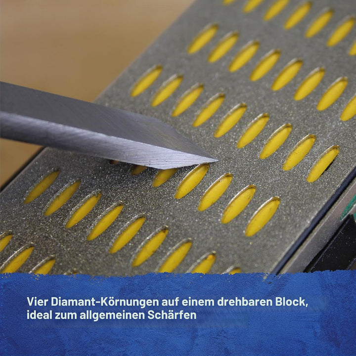 Faithfull DWQUAD Diamond Schleifstein, 4-seitig, FAIDWQUAD-TB, Multi 1 Originalverpackung