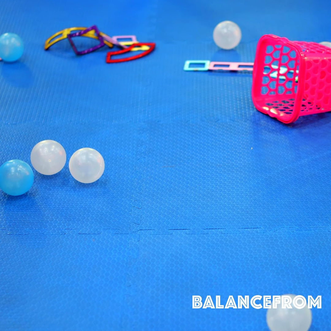 BalanceFrom Puzzle-Trainingsmatte mit ineinandergreifenden EVA-Schaumstofffliesen für MMA, Gymnastik