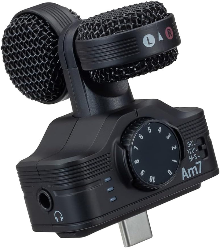 Zoom Am7 MS Stereo Microphone with USB-C plug