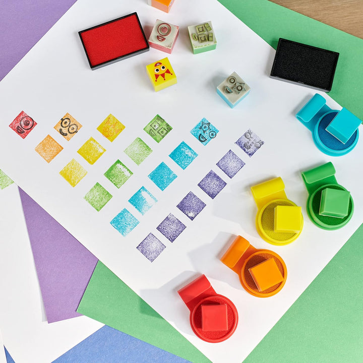 Learning Resources Numberblocks Stampoline-Freizeitpark, Stempel-Aktivitätsset, Mehrfarbig, Numberbl