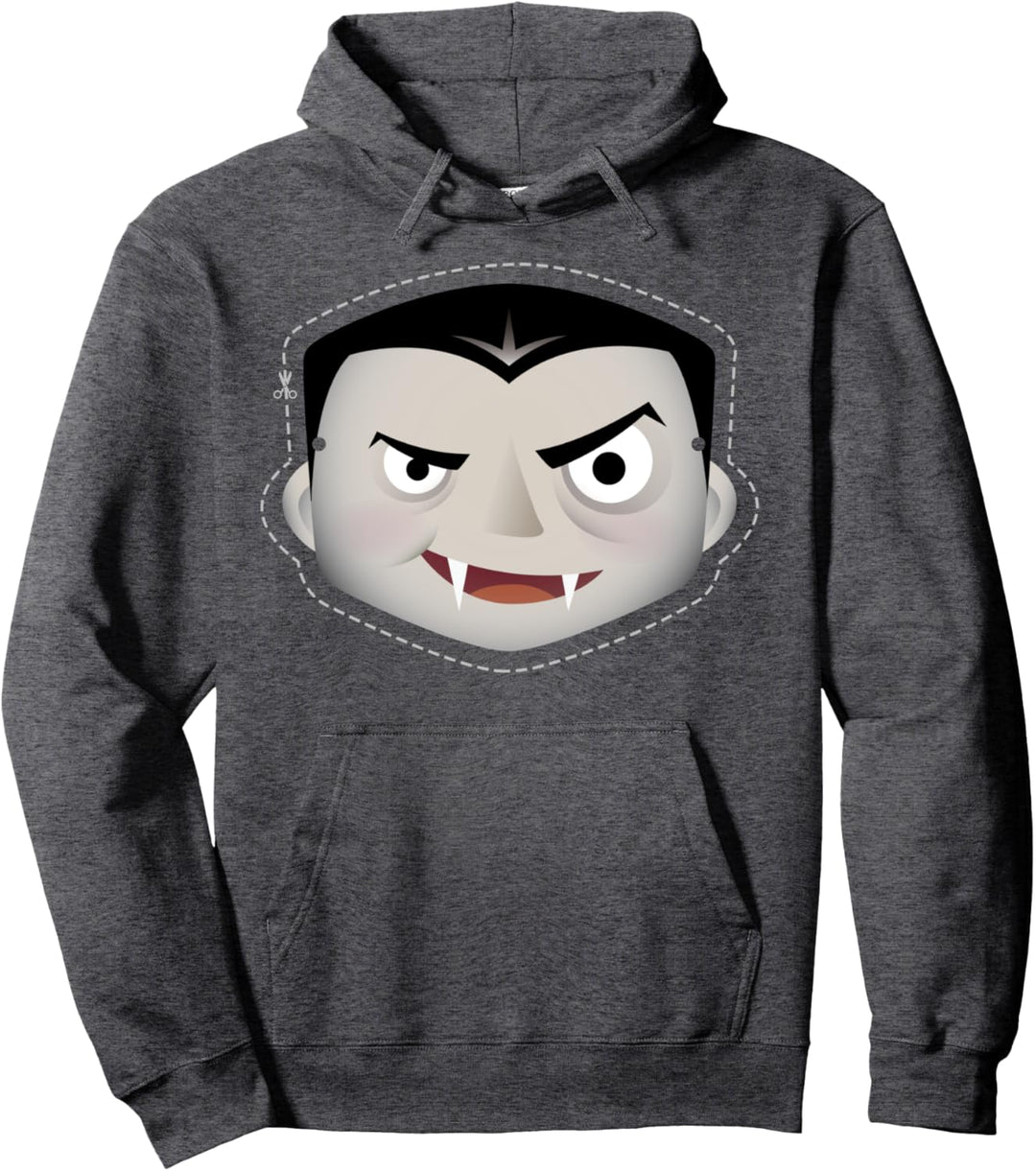 Universal Monsters Dracula Cartoon Mask Pullover Hoodie