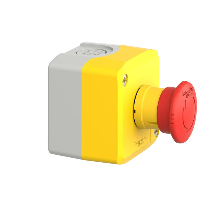 Schneider Electric - Aufbaugehäuse XAL-K, Not-Halt/Not-Aus-Funktion, 1S+1Ö, XALK178E, Rot Gelb