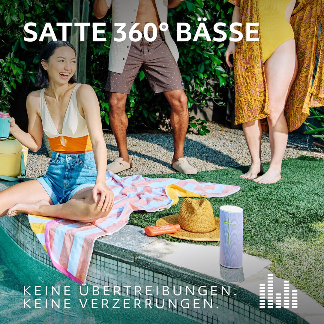 Ultimate Ears MEGABOOM 4 – mobiler, wasserdichter, schwimmfähiger Bluetooth-Lautsprecher mit kräftig