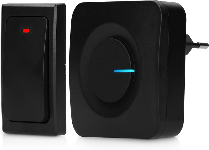 Alecto ADB30 Funk Türklingel - Kabellose Hausklingel - Batterielos - IP44 Wasserdicht - 36 Melodien