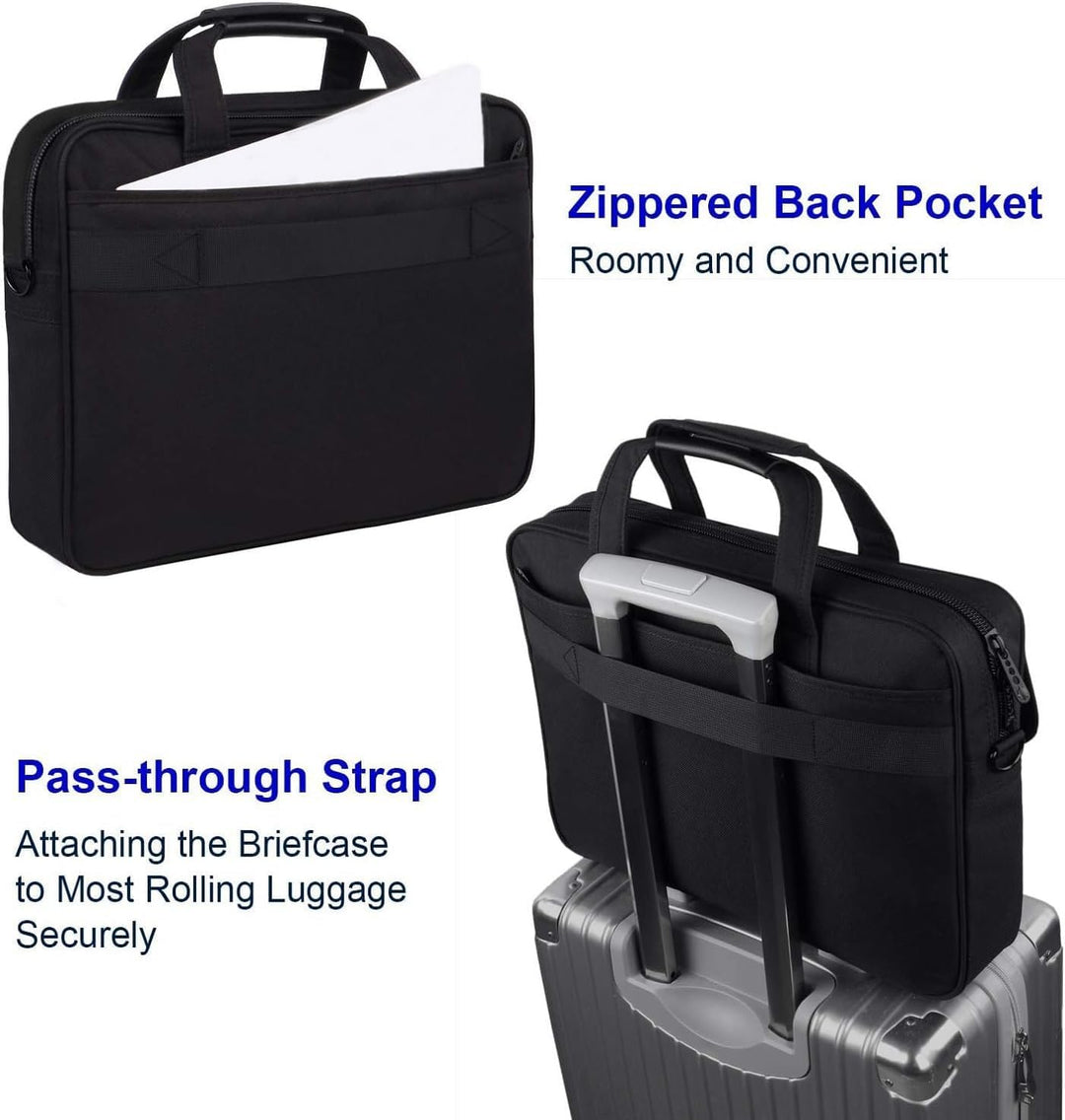 Taygeer Laptoptasche 15.6 Zoll Gross Laptop Tasche Umhängetasche Aktentasche Schultertasche Herren P