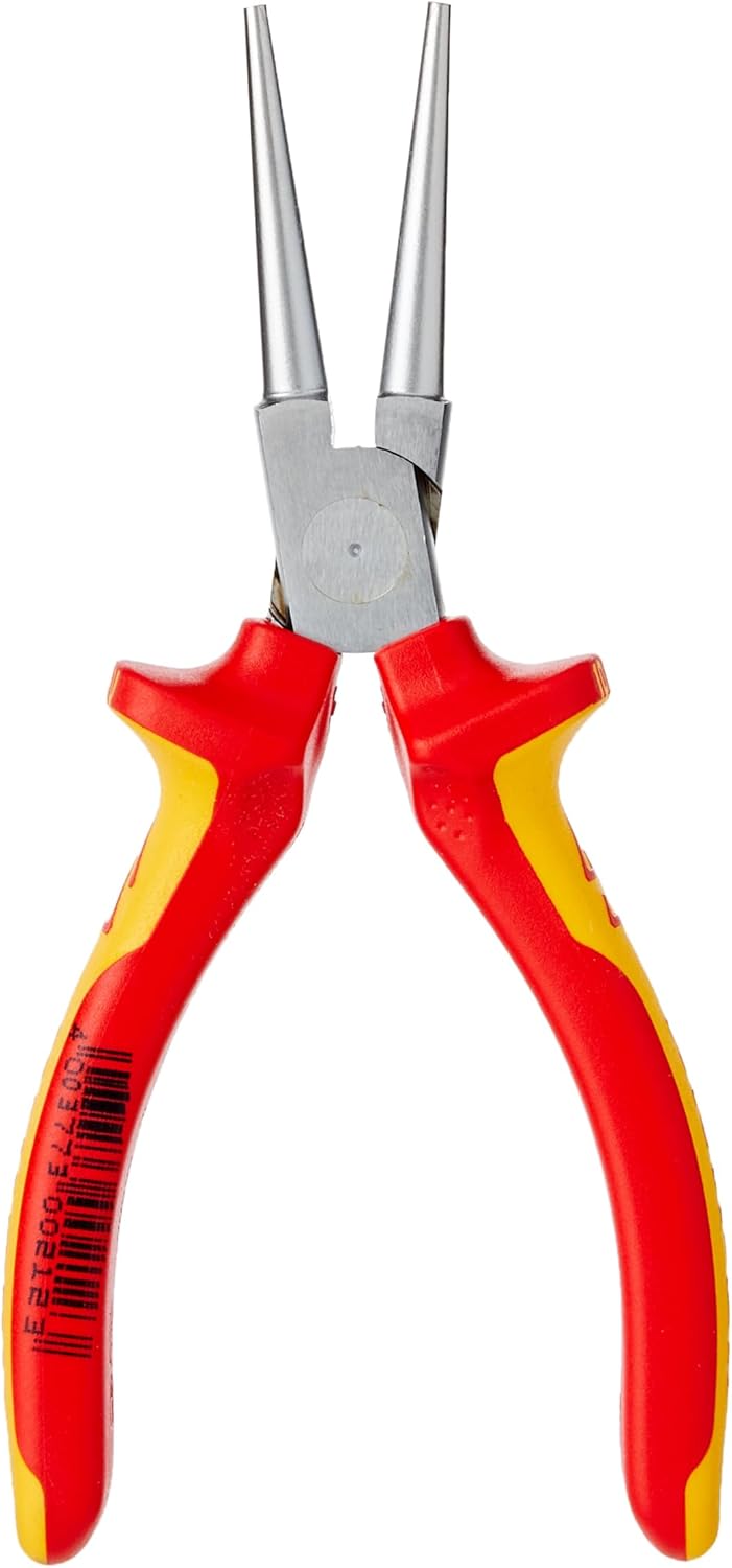 Knipex Langbeckzange verchromt, isoliert mit Mehrkomponenten-Hüllen, VDE-geprüft 160 mm 30 36 160 ve