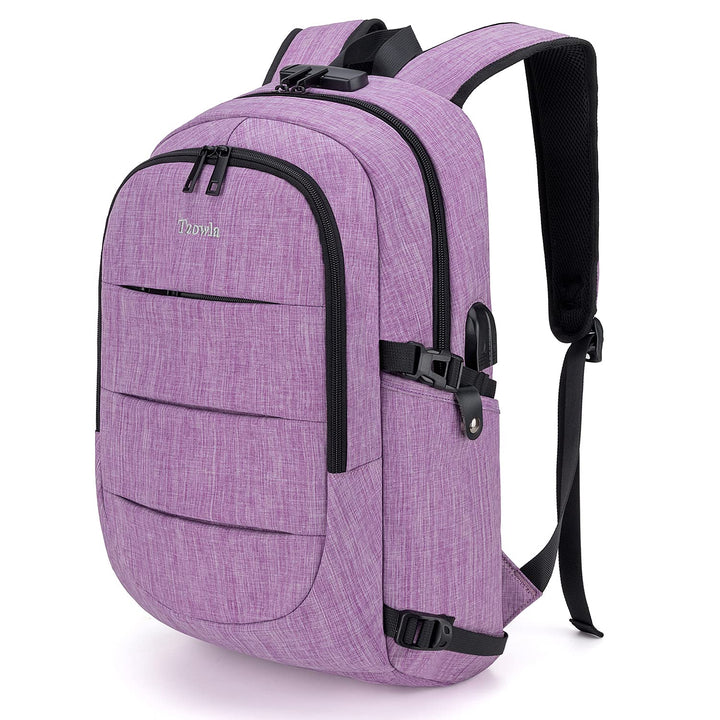Tzowla Laptop Rucksack Herren und Damen,Reiserucksack wasserdicht Anti-Diebstahl mit USB Ladeanschlu