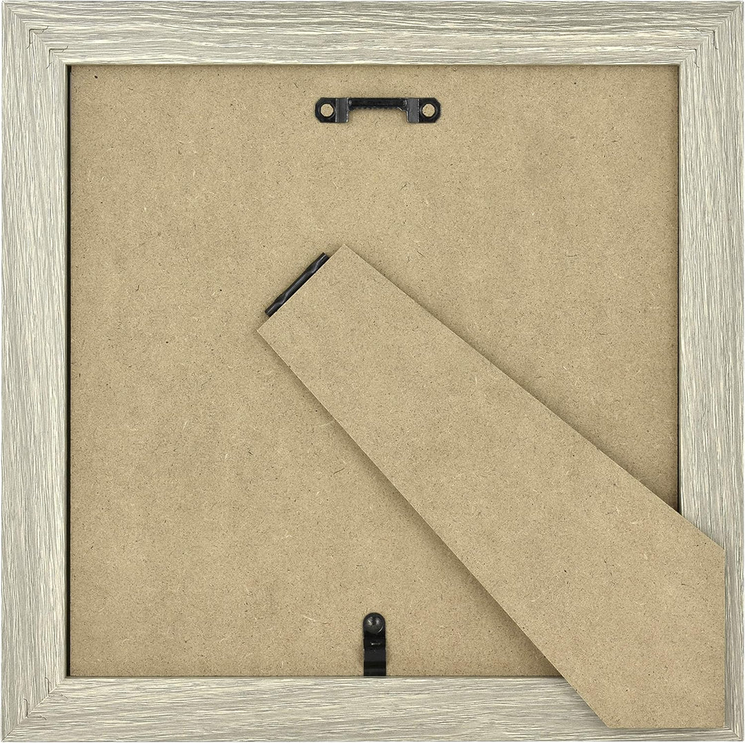 MCS 8x8 Inch Gallery Frame 2-Pack, Gray Woodgrain Studio Galerierahmen 20,3 x 20,3 cm, Grau Holzmase