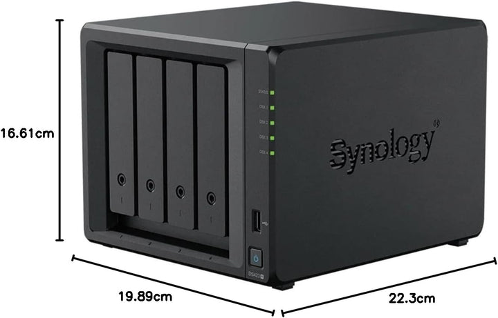 Synology 4-Bay DS423+ - Celeron J4125 schwarz DS423+ ohne HDD´s, DS423+ ohne HDD´s