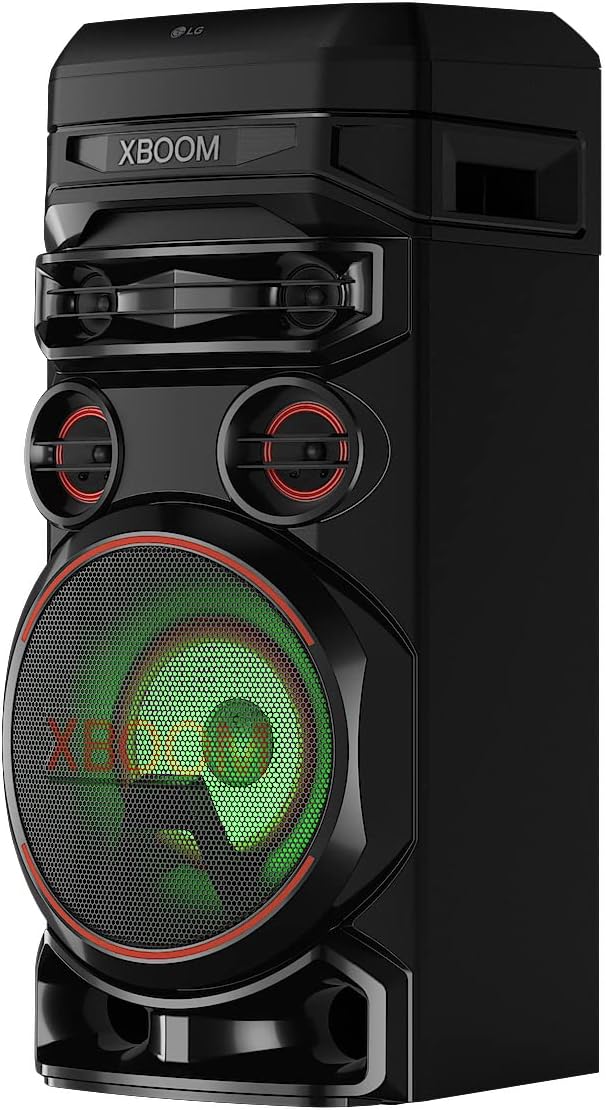 LG XBOOM RNC7, 3-Wege-Soundsystem mit 5 Lautsprechern (Dolby Audio, Karaoke- & DJ-Funktionen, Beleuc