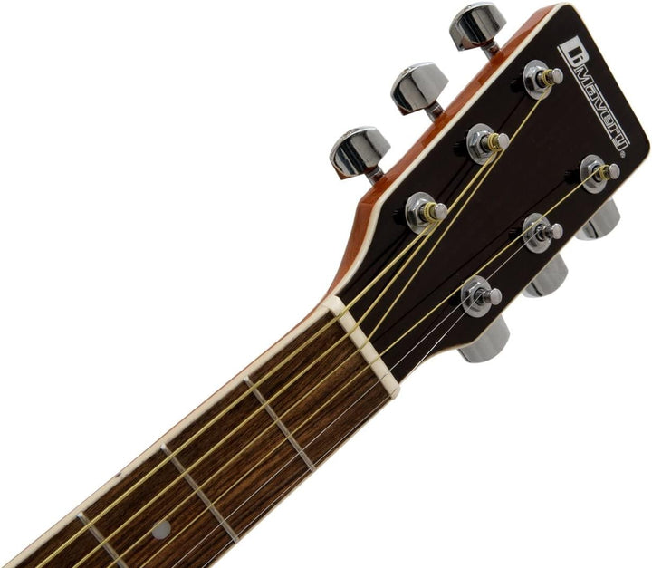 DIMAVERY AW-400 Westerngitarre, sunburst | Western-Gitarre mit Cutaway