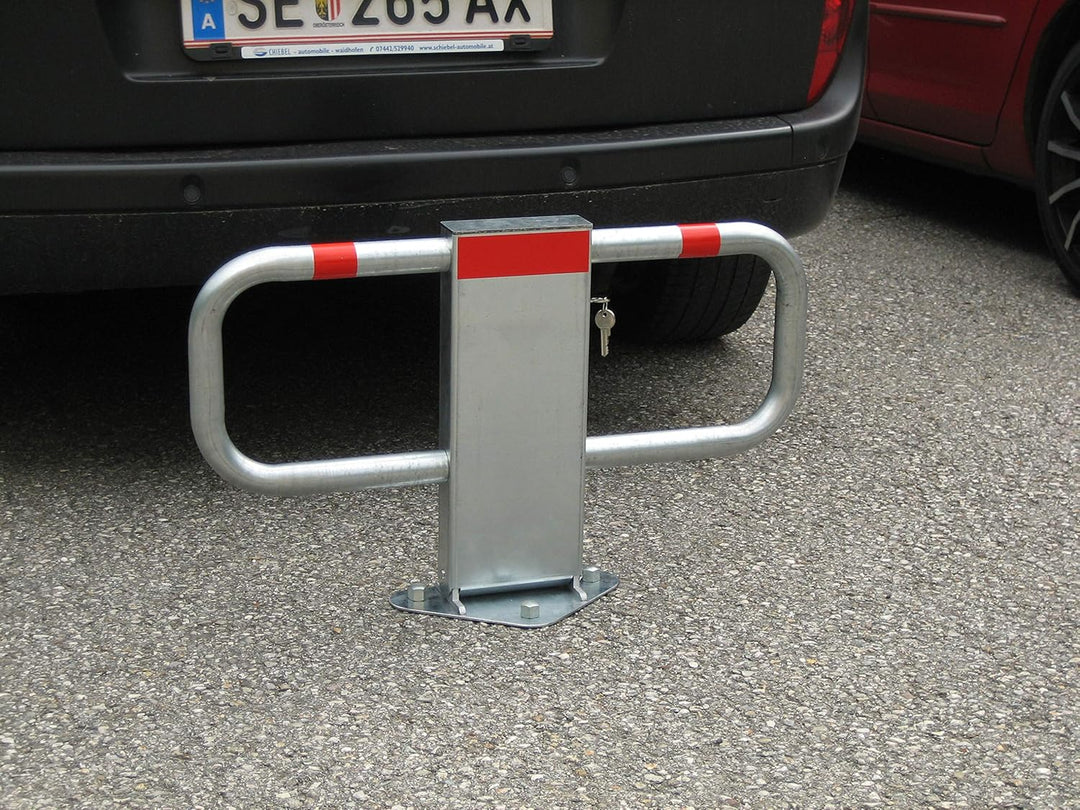 Mannus Parkplatz Sperrbügel TUB 2020, Parkplatzabsperrung, Stahl feuerverzinkt – B:78cm, H:47,5cm, M