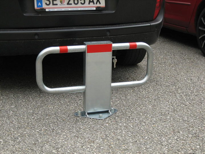 Mannus Parkplatz Sperrbügel TUB 2020, Parkplatzabsperrung, Stahl feuerverzinkt – B:78cm, H:47,5cm, M