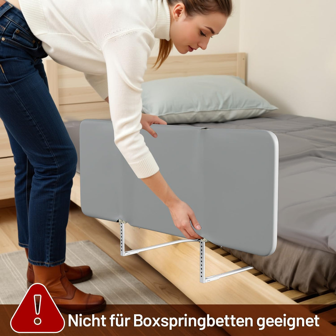 Rausfallschutz Bett Kinder, klappbares Bettgitter höhenverstellbar | 150cm Bettgitter für Kinderbett