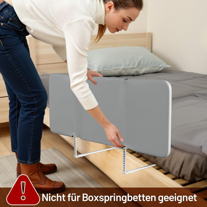 Rausfallschutz Bett Kinder, klappbares Bettgitter höhenverstellbar | 150cm Bettgitter für Kinderbett