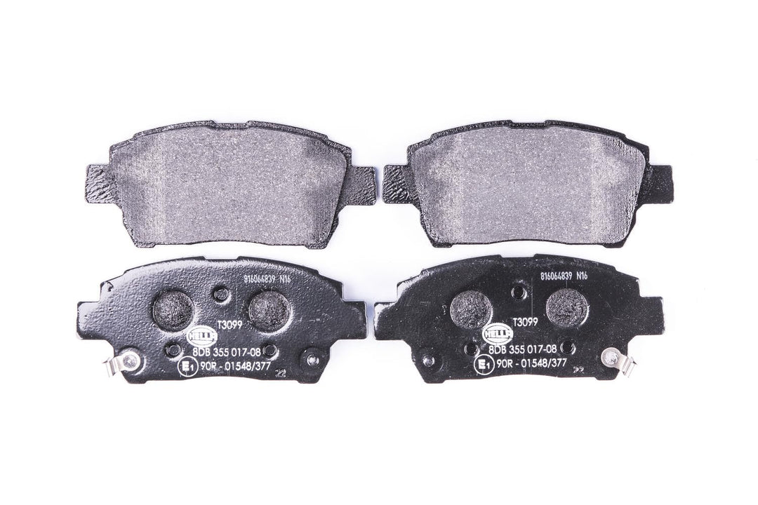 HELLA PAGID 8DB 355 017-081 Bremsbelagsatz - T3099 - Dicke/Stärke: 15.5mm - Bremssystem: Akebono - m
