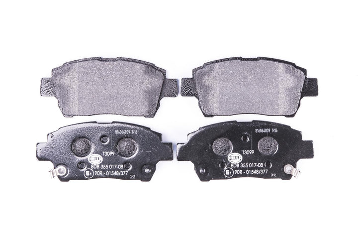 HELLA PAGID 8DB 355 017-081 Bremsbelagsatz - T3099 - Dicke/Stärke: 15.5mm - Bremssystem: Akebono - m