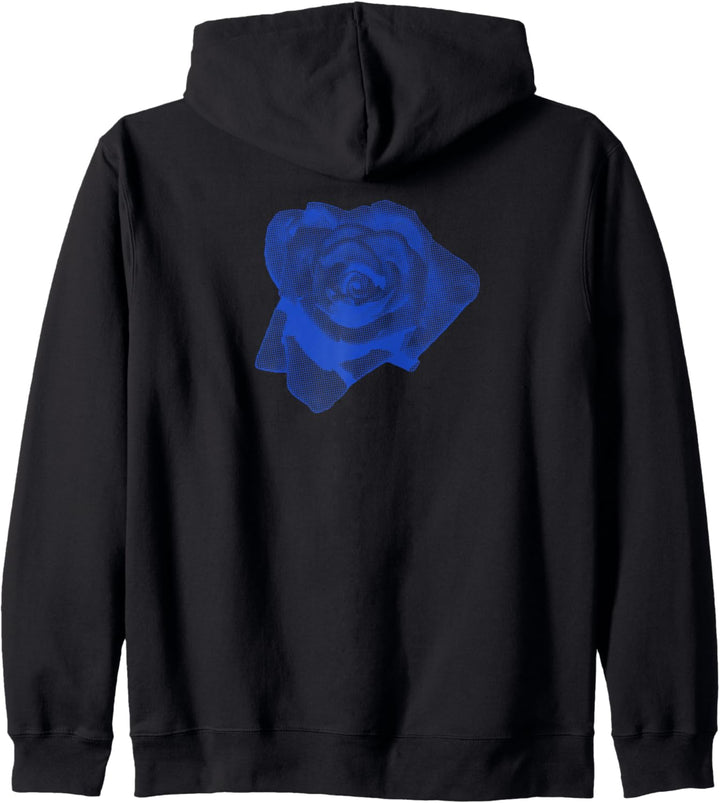 Blaue Rose, Garten-Design Kapuzenjacke