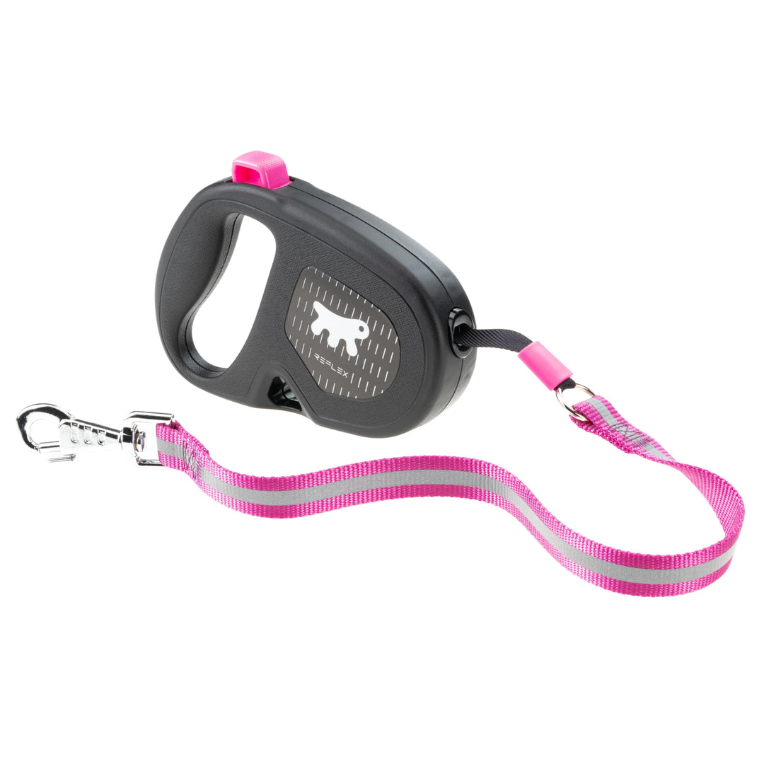 Ferplast Reflektierende Hundeleine Flippy ONE Reflex, Rollleine grosse Hunde bis 50 kg. Ausziehbares