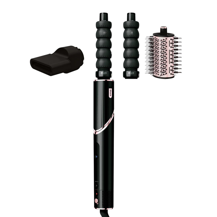 Shark FlexStyle 3-in-1 Luftstyler & Haartrockner, Auto-Wrap-Lockenaufsatz, Ovalbürste, Konzentrator,