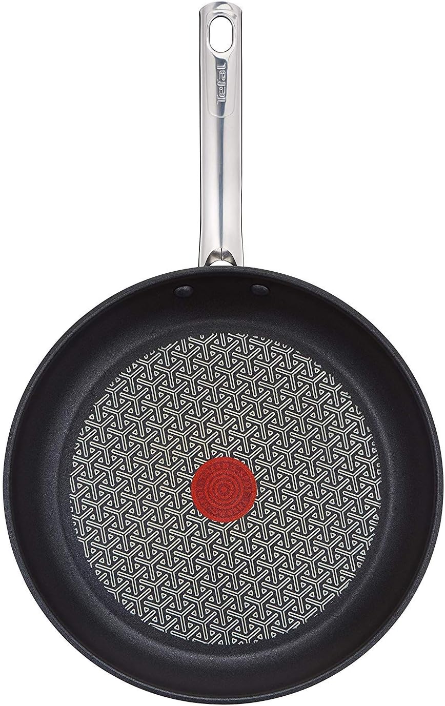 Tefal Duetto Pfanne A70404 | 24 cm | sichere Antihaftversiegelung | Temperaturindikator Thermo-Spot