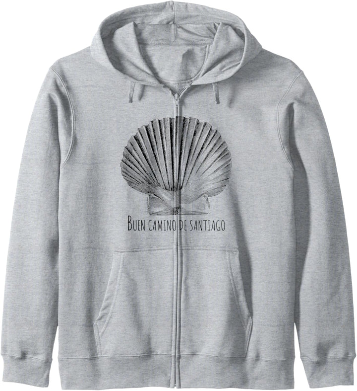 Pilgermuschel Jakobsmuschel Pilger Pilgern Jakobsweg Kapuzenjacke