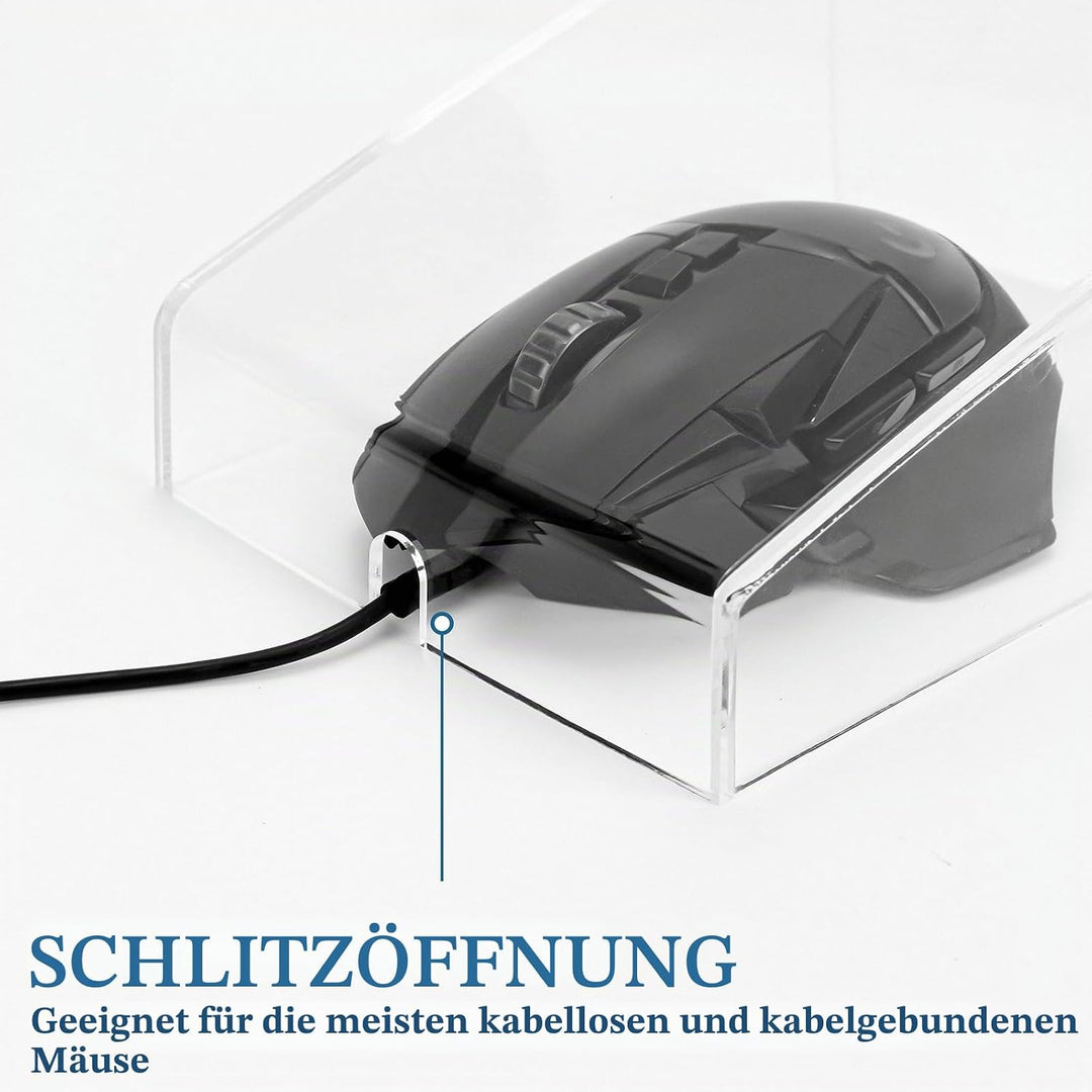 GEEKRIA Maus-Staubschutz, Acryl-Material bietet staubdicht (Clear), Clear