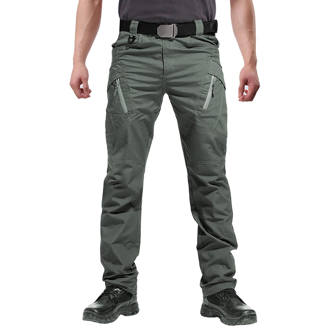 FEDTOSING Cargohose Herren Vintage Militär Tactical Hosen mit Stretch Arbeitshose Outdoor Viele Tasc