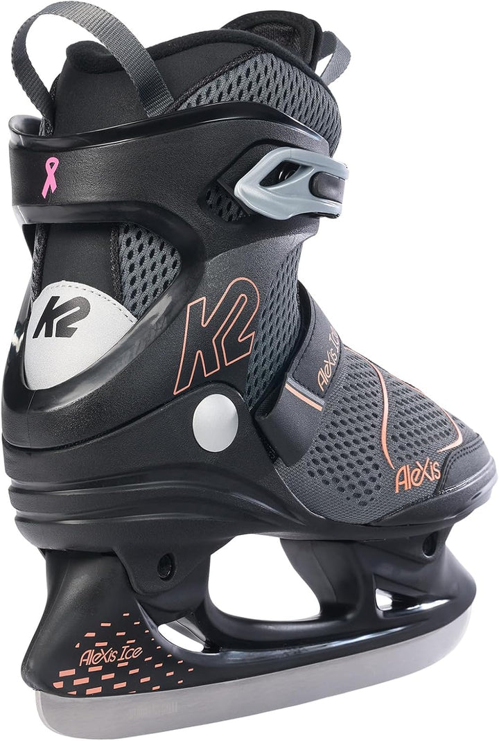 K2 Damen Alexis Ice PRO Schlittschuhe EU: 34 (UK: 1.5 / cm: 21 black - anthracite - coral, EU: 34 (U