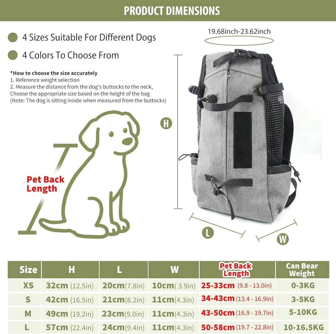 PETCUTE Hundetasche Hundetransporttasche Tragetasche für Hunde Katzen Wanderrucksack Seite Atmungsak