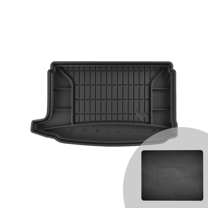 FROGUM ProLine 3D Gummimatte Exklusive Auto Kofferraummatte Kofferraumwanne für Volkswagen Polo V 20