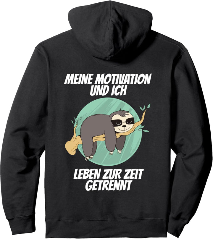 lustiger Faultier Spruch Mitarbeiter Arbeitskollege Büro Pullover Hoodie