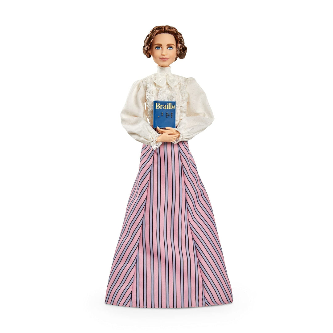 Barbie GTJ78 - Inspiring Women Helen Keller Puppe, Geschenk für Sammler und Kinder, Spielzeug ab 6 J