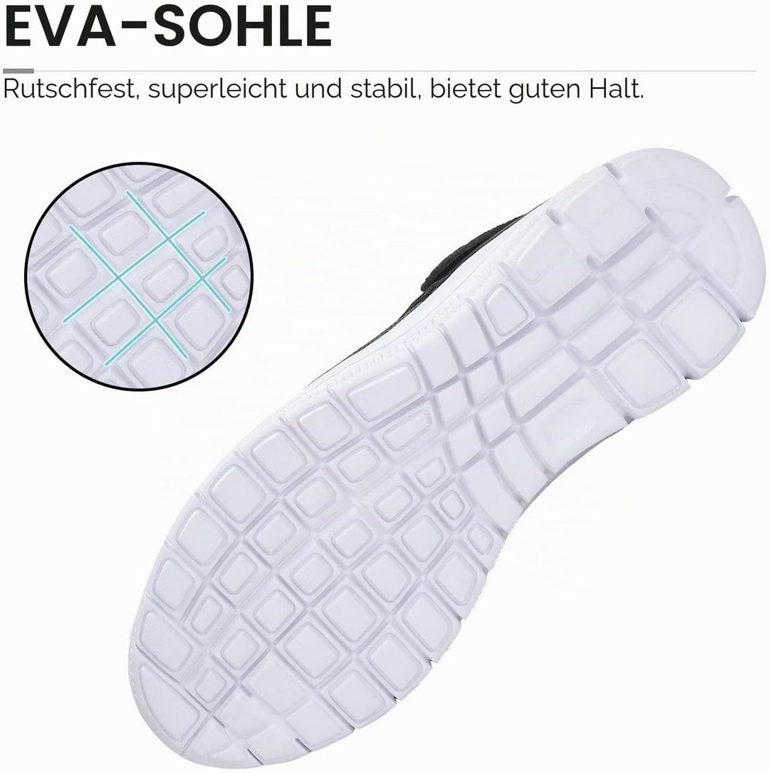 SAGUARO Sommer Unisex Clogs Hausschuhe Mesh Atmungsaktiv Gartenschuhe Gr. 36-48 38 EU Blau, 38 EU Bl