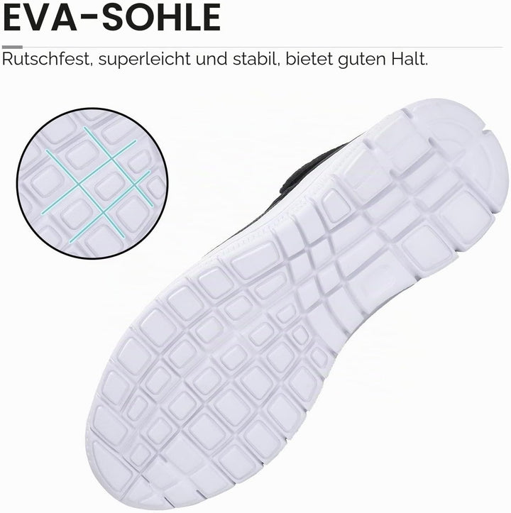 SAGUARO Sommer Unisex Clogs Hausschuhe Mesh Atmungsaktiv Gartenschuhe Gr. 36-48 38 EU Blau, 38 EU Bl