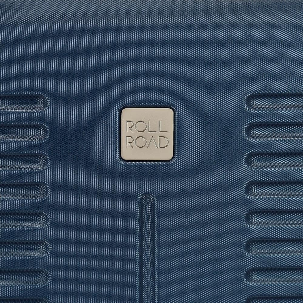 Roll Road India Anpassungsfähiger Schönheitsfall Blau 29x21x15 cms ABS Marine, Marine