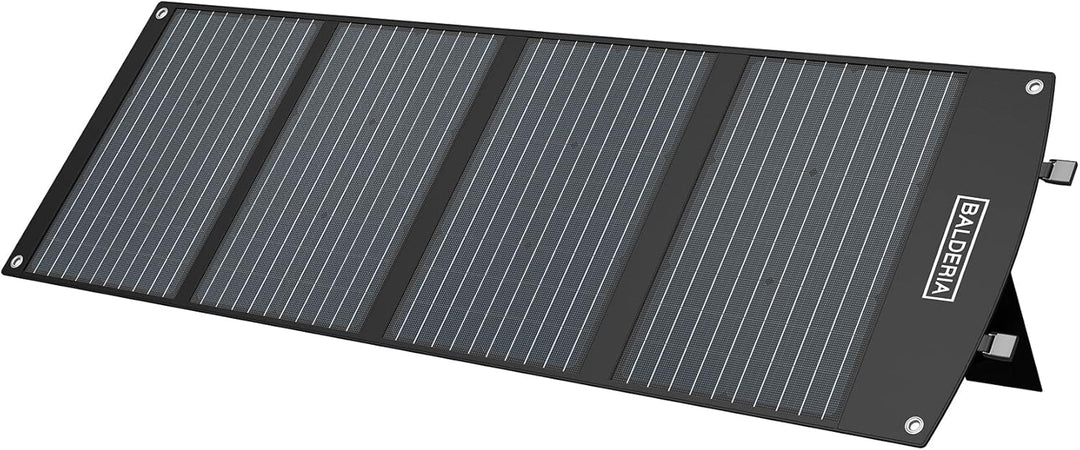 BALDERIA Power Set PS300-120 | Tragbare Powerstation 300W + Solarpanel 120W | Solar-Generator, Kraft