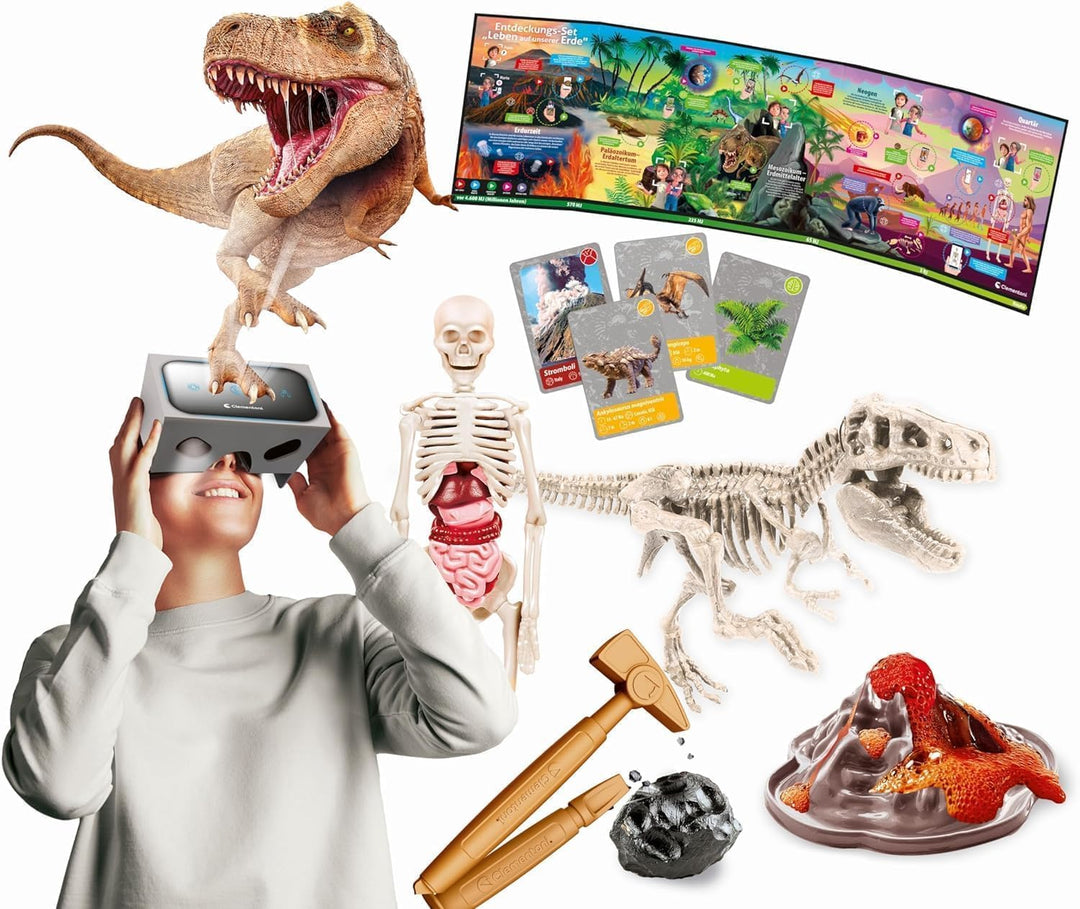 Galileo Lab Entdeckungs-Set Leben auf unserer Erde - Experimentierkasten mit VR-Erlebnis - Spielzeug