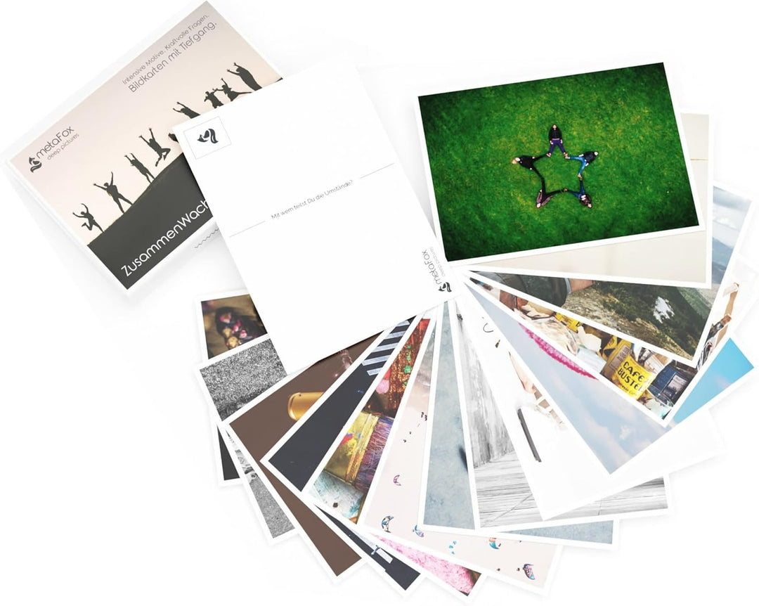 metaFox - ZUSAMMEN WACHSEN - Postkarten-Set der besonderen Art für Teambuilding & Teamentwicklung, m