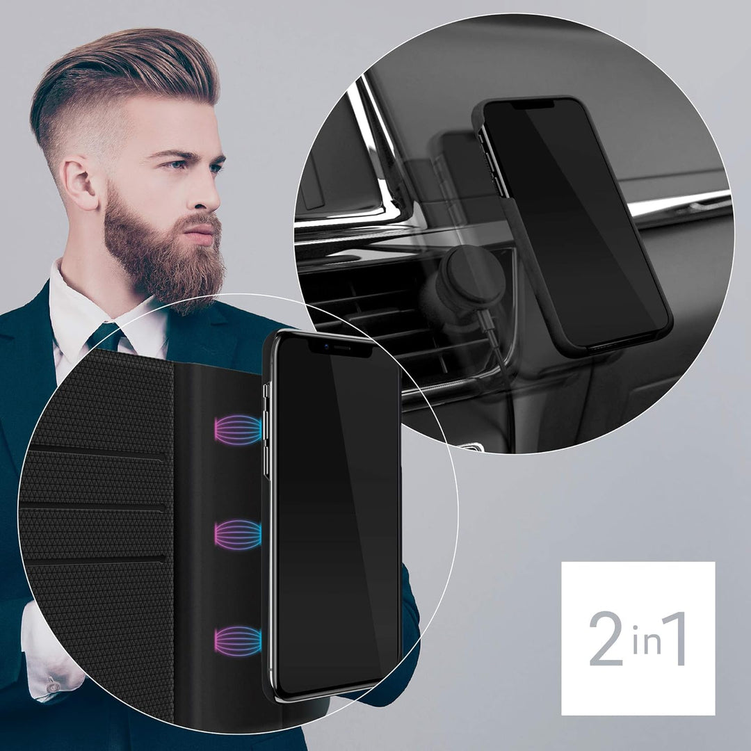 Black Rock - 2-In-1 Wallet Hülle für Apple iPhone 11 Pro | Booklet, Fächer, kabellos Laden, magnetis