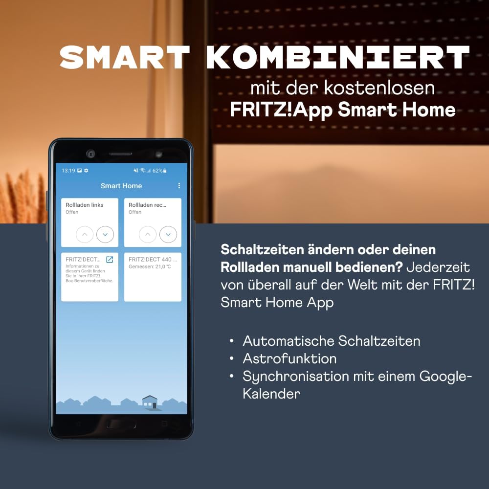 HOMEPILOT - Gurtwickler RolloTron Pure DECT | Elektrischer Gurtwickler zur bequemen Rolladensteuerun