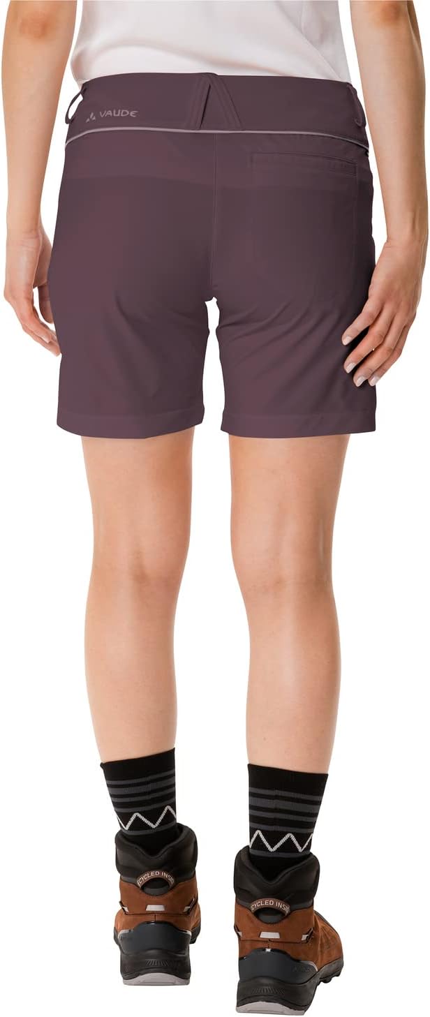 VAUDE Women's Skomer Shorts III - Outdoor Shorts Damen, 40 Blackberry