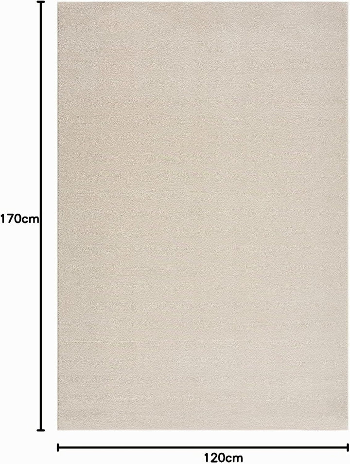 Impression Kurzflor-Wohnzimmerteppich - Schlichte Moderne Teppiche für Schlafzimmer, Büro, Flur, Küc