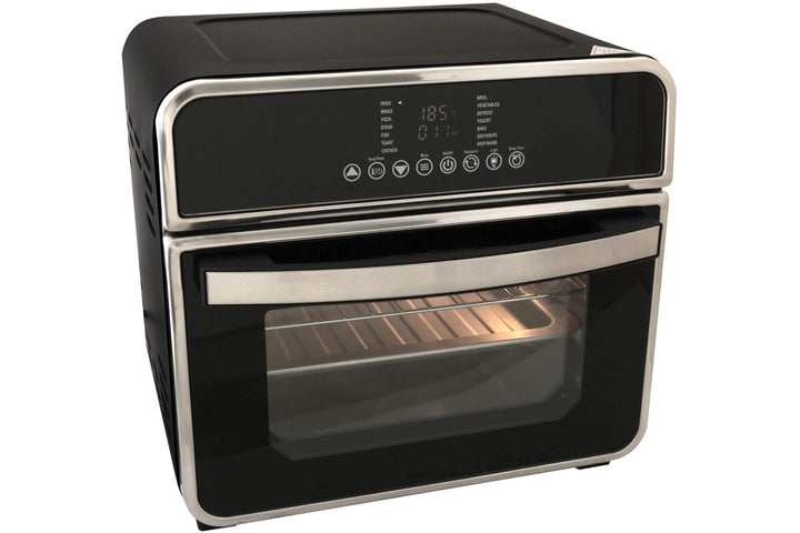 Deski HOT KITCHEN DESIGN Ofen Heissluft Fritteuse 15 Liter schwarz 1600 Watt 3in1 Multifunktion, 401