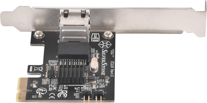 SilverStone Technology SST-ECL01 - RJ45-PCIe-Netzwerkschnittstellenkarte für 2, 5 Gbps