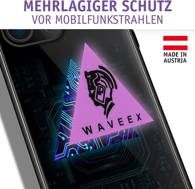 WAVEEX 7 STK. Schutzaufkleber gegen Strahlung – für Handy, Smartphone, Tablet, Laptop, Babyphone, WL