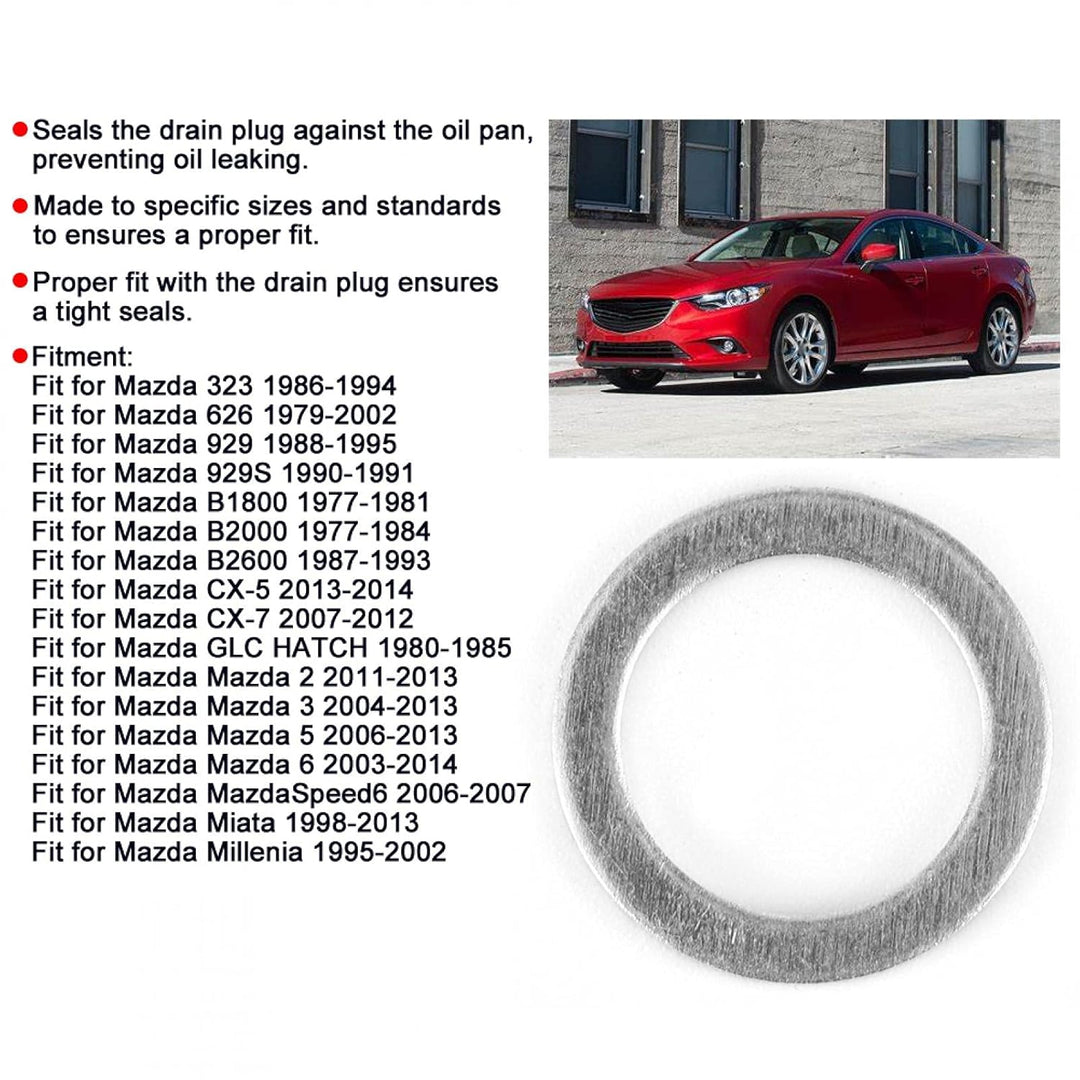 50 stücke Ölablassschraube Unterlegscheibe Dichtungen Dichtungen Ringe 995641400 Fit für 323 626 929